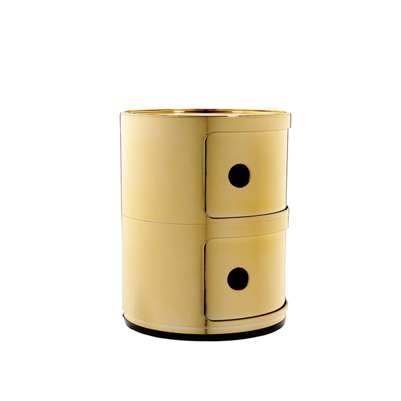 Meuble de rangement COMPONIBILI métallisé 2 portes Or KARTELL
