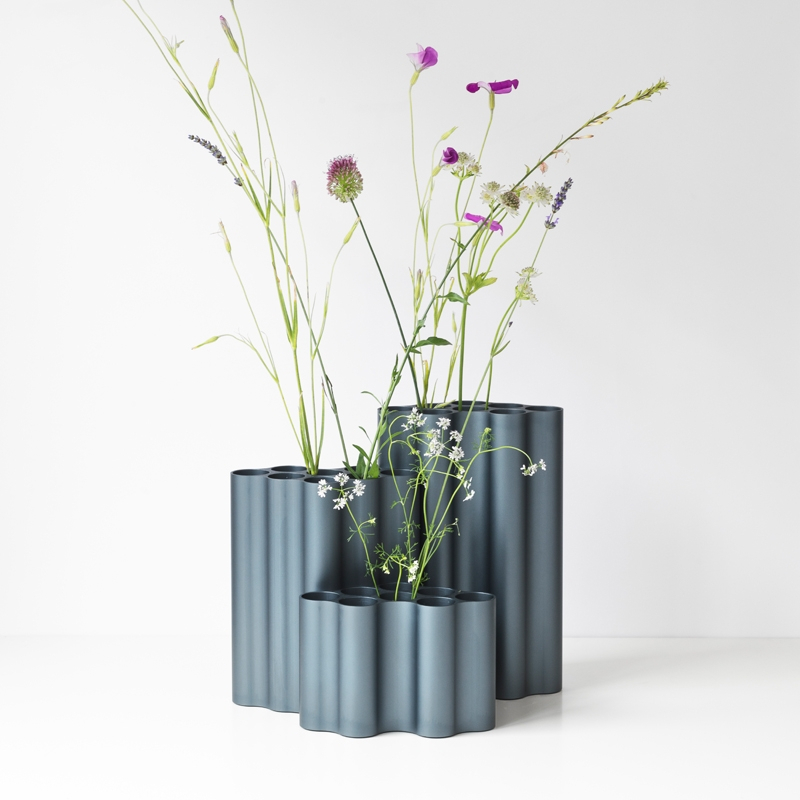 Vase Vase NUAGE medium Bleu acier VITRA