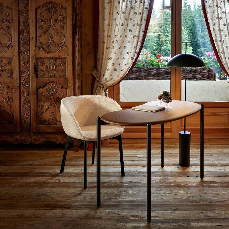 Bureau LUNAT Noyer/ noir KARTELL