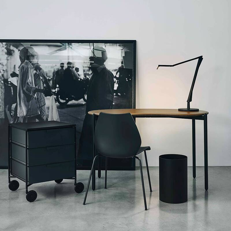 Bureau LUNAT Noyer/ noir KARTELL