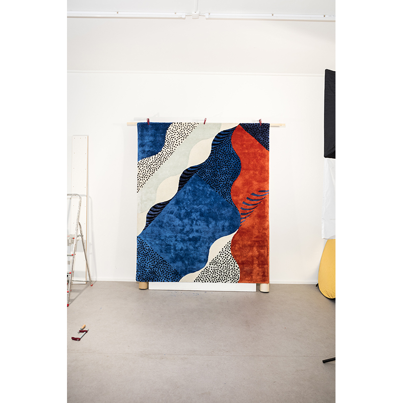 Tapis Tapis SILKSCREEN MOUSTACHE