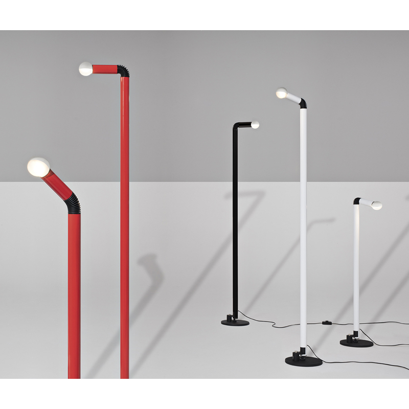 Lampadaire PERISCOPIO H 133 Rouge STILNOVO