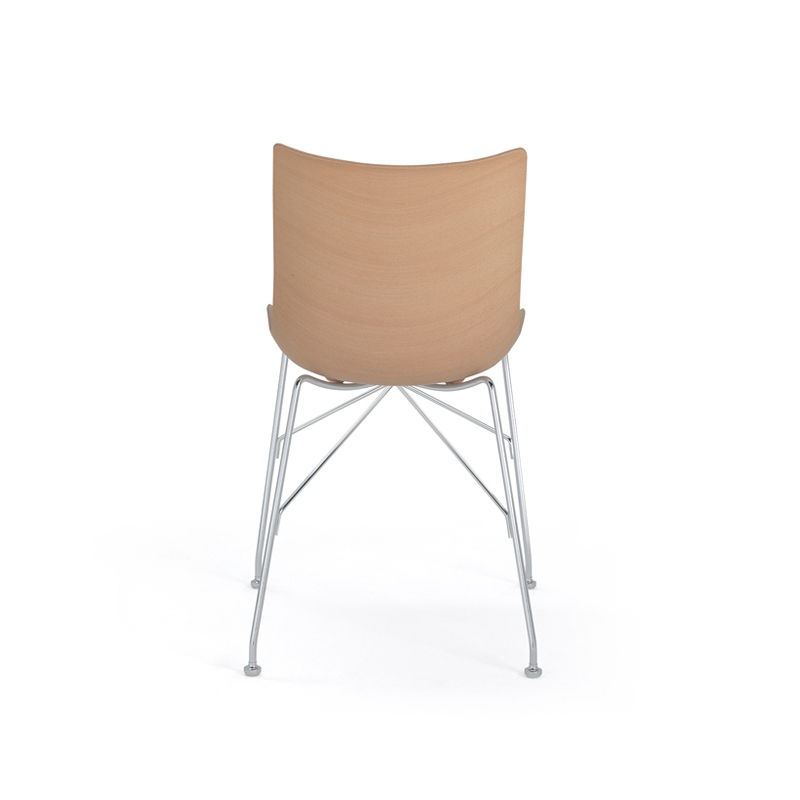Chaise P/WOOD Bois clair/ chrome KARTELL