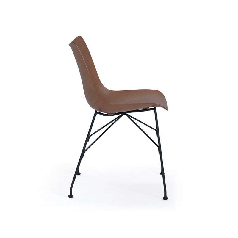 Chaise P/WOOD Bois foncé/ noir KARTELL