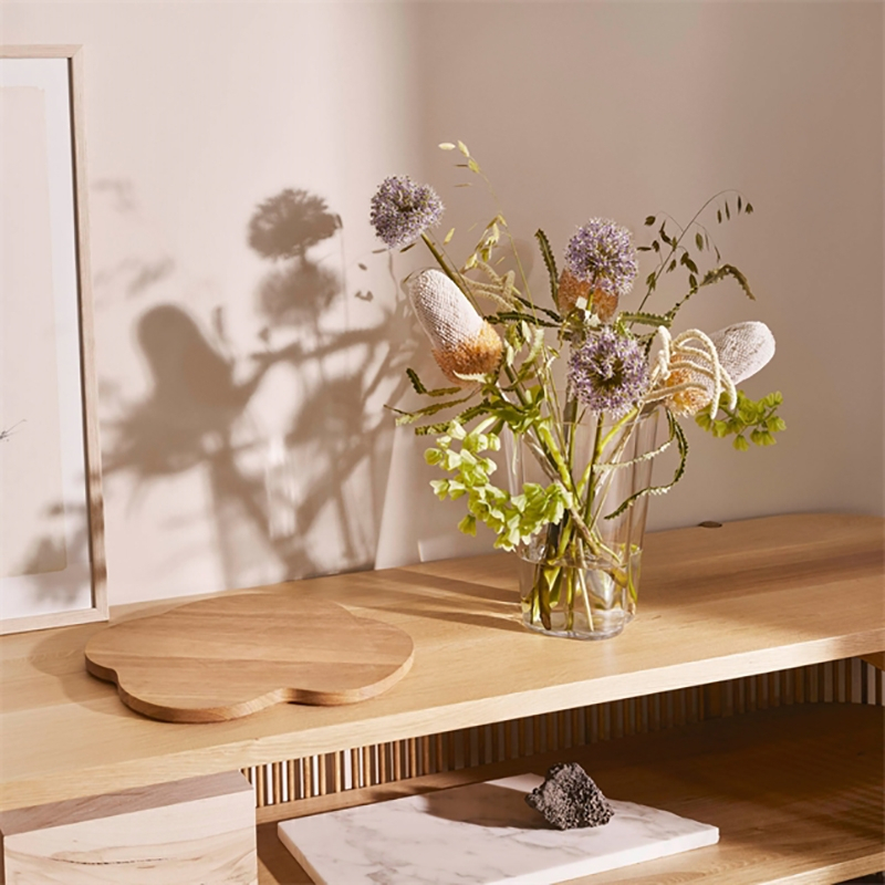 Vase Vase AALTO H 27 Transparent IITTALA