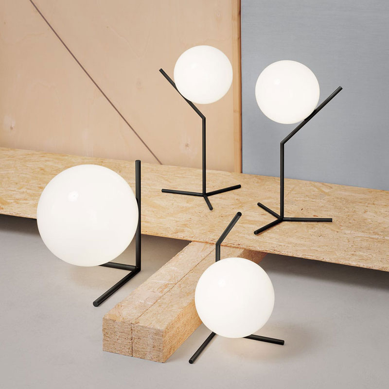 Lampe à poser IC T1 LOW Noir FLOS