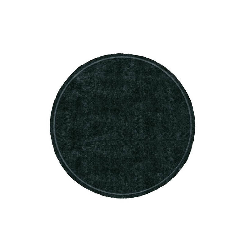 OUTLINE Round carpet Petrol