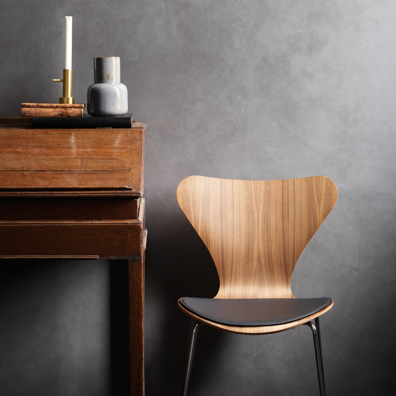 Coussin Galette d'assise SERIE 7 Noir FRITZ HANSEN