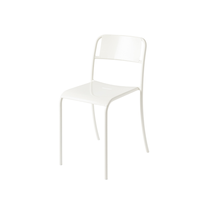 Chaise extérieur Chaise PATIO PLEIN Blanc pur TOLIX