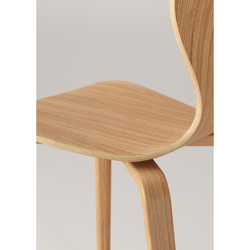 Chaise EARS pieds bois Blanc VICCARBE