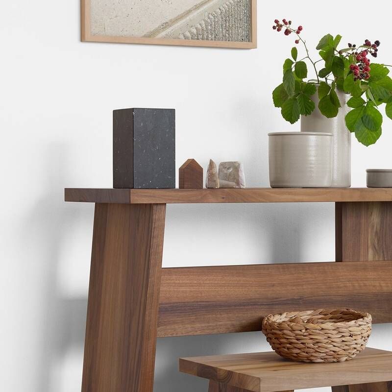 Console DRAYTON Noyer E15