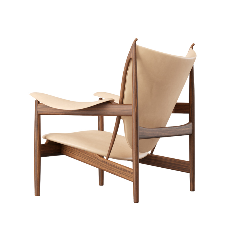 Fauteuil CHIEFTAIN Cuir Vegetal nature HOUSE OF FINN JUHL