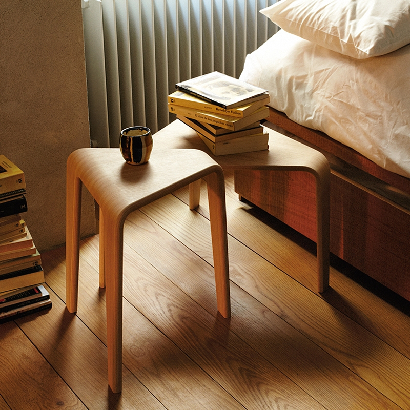 Tabouret PLY S Chêne ARPER