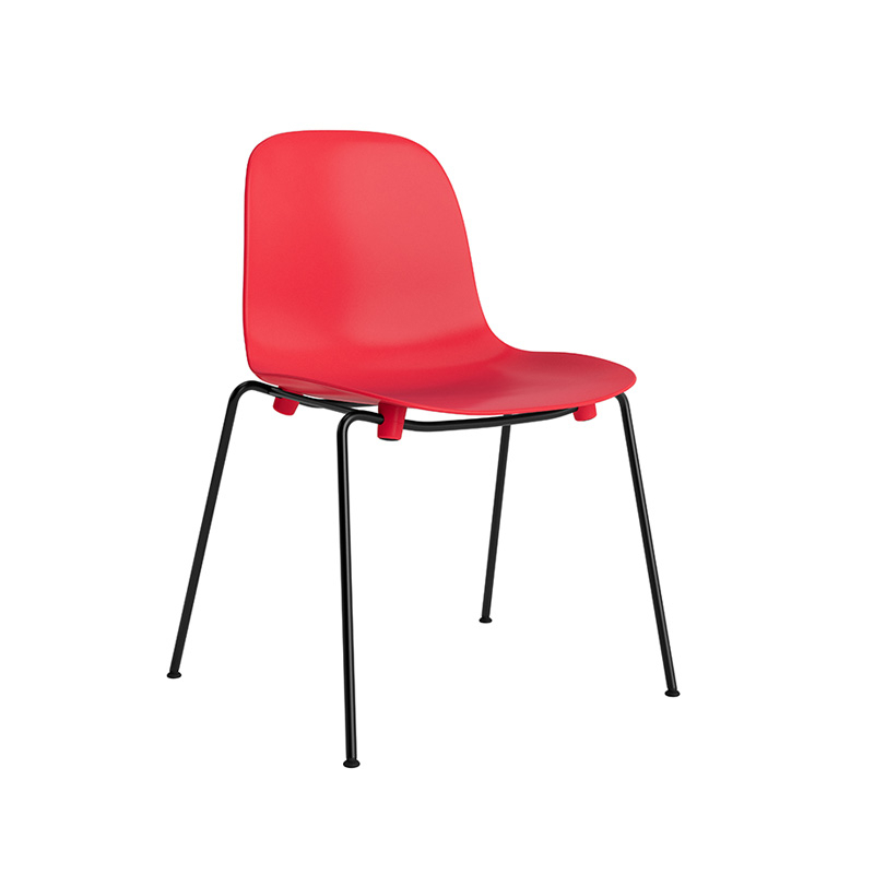 Chaise FORM EMPILABLE Rouge vif  Normann Copenhagen