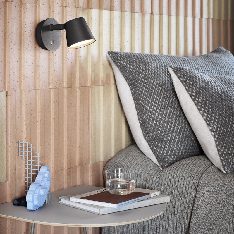 Applique TIP WALL Noir MUUTO