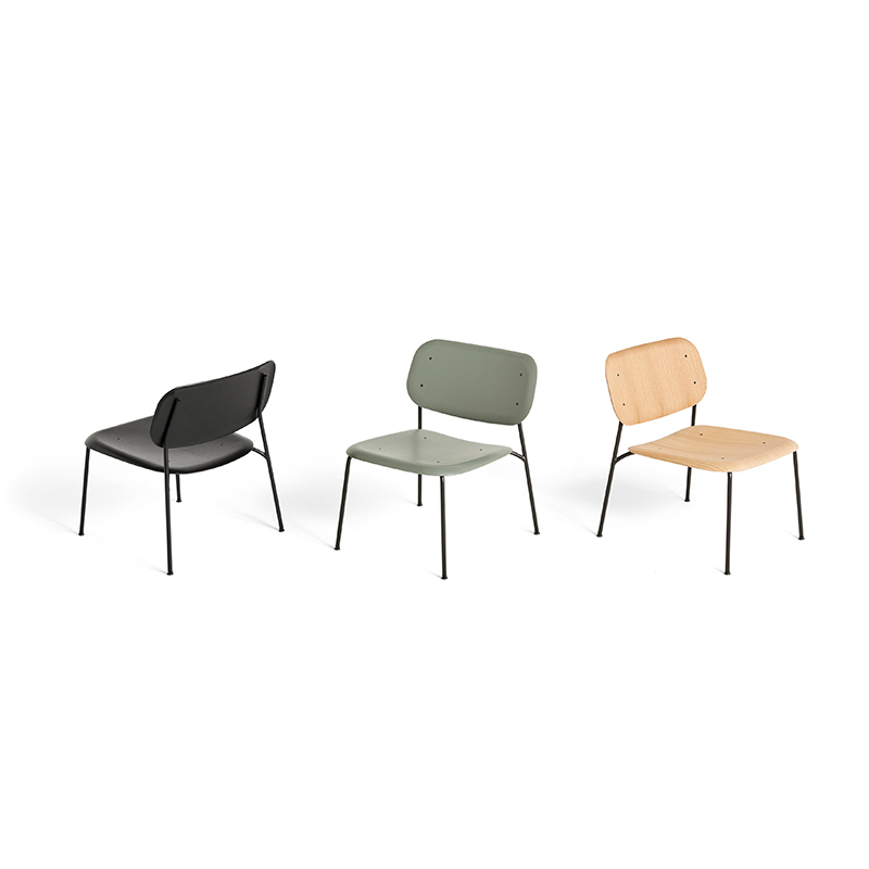 Fauteuil SOFT EDGE 100 LOUNGE Vert cendré HAY