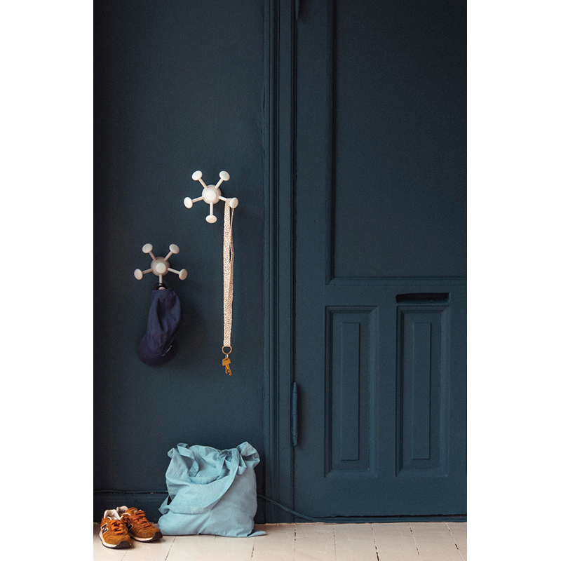 Rangement enfant Patère WALL BUG Blanc NOFRED