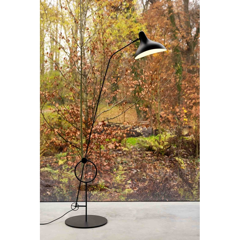 Lampadaire MANTIS BS8 L Noir DCW EDITIONS