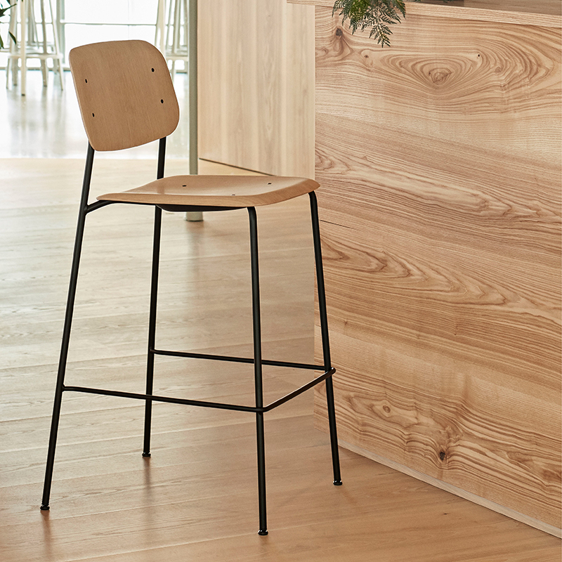 Tabouret haut SOFT EDGE 90 BAR Chêne HAY