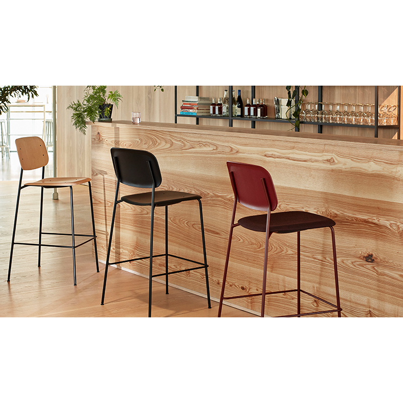Tabouret haut SOFT EDGE 90 BAR Chêne HAY