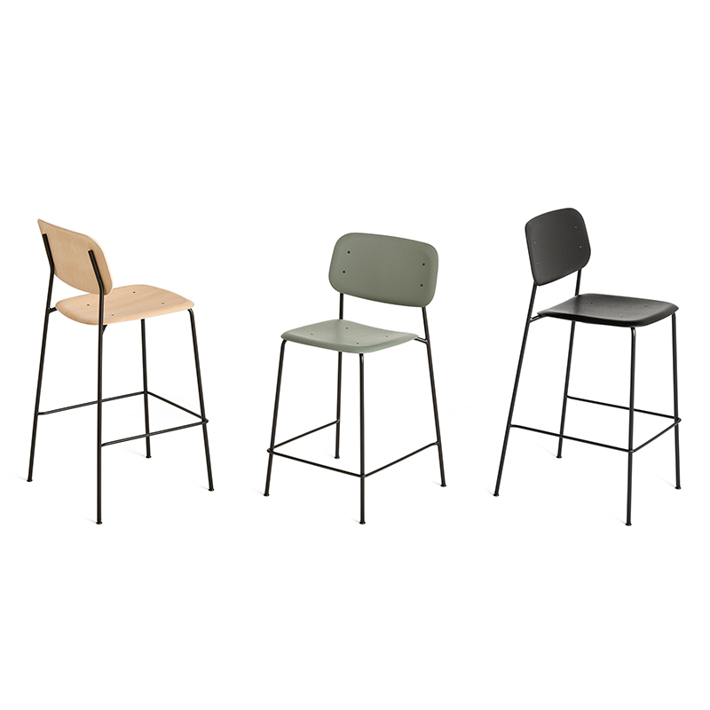 Tabouret haut SOFT EDGE 90 BAR Chêne HAY