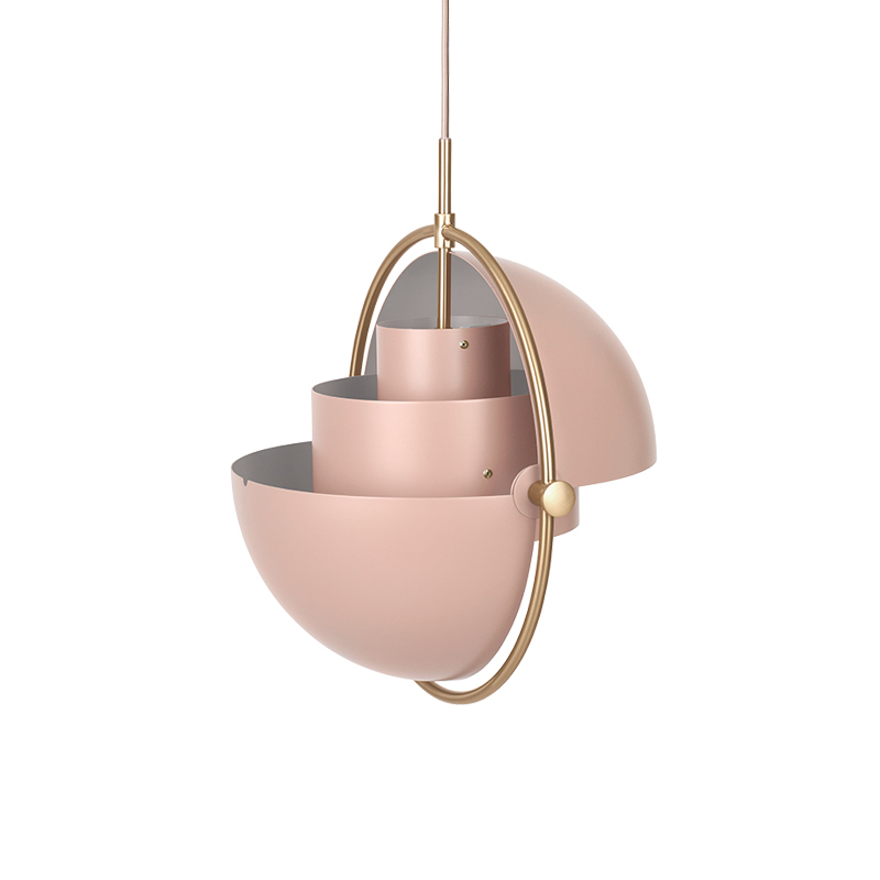 Suspension MULTI-LITE Laiton/ rose GUBI