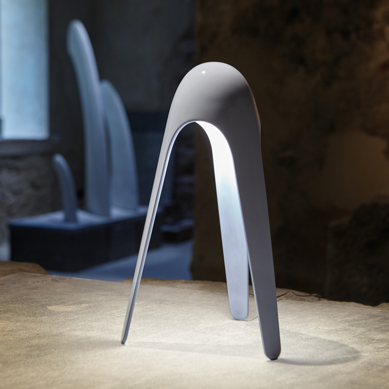 Lampe à poser CYBORG Gris clair MARTINELLI LUCE