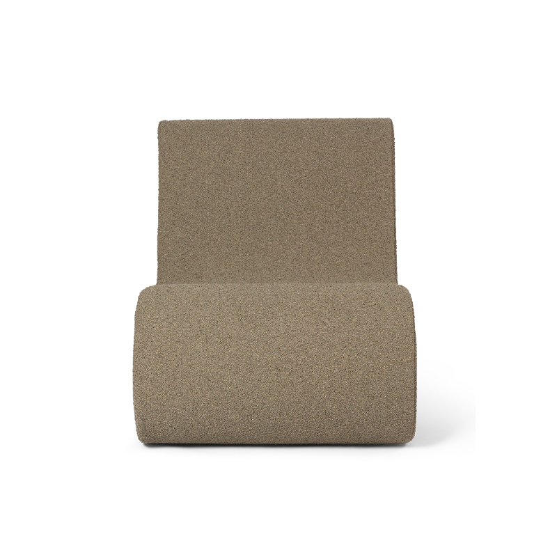 Fauteuil ROULI Bouclé Sable FERM LIVING