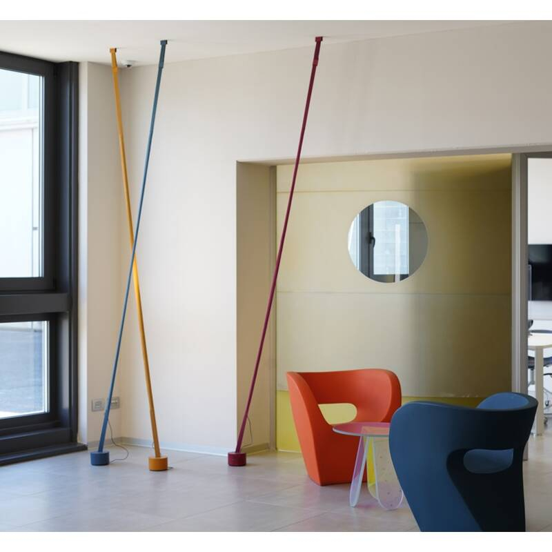 Lampadaire ELASTICA Rouge MARTINELLI LUCE
