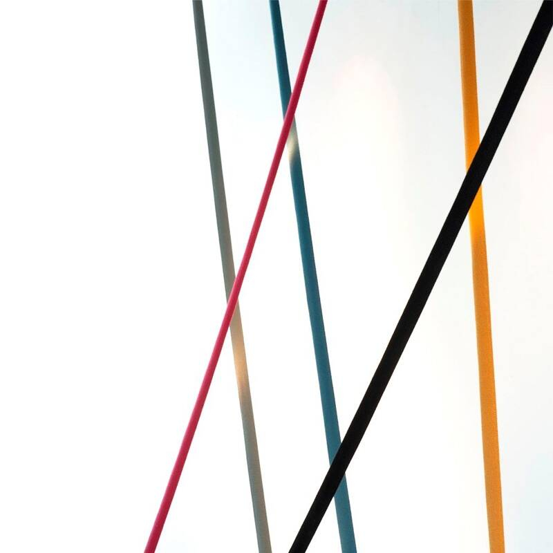 Lampadaire ELASTICA Rouge MARTINELLI LUCE