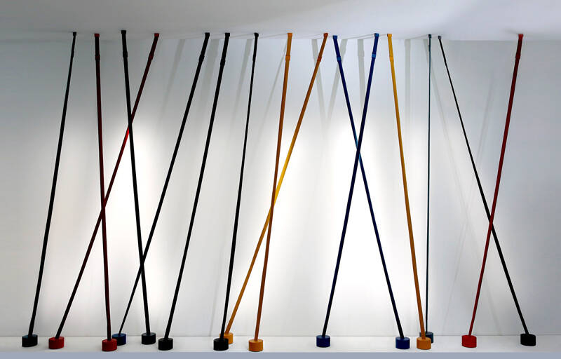 Lampadaire ELASTICA Rouge MARTINELLI LUCE
