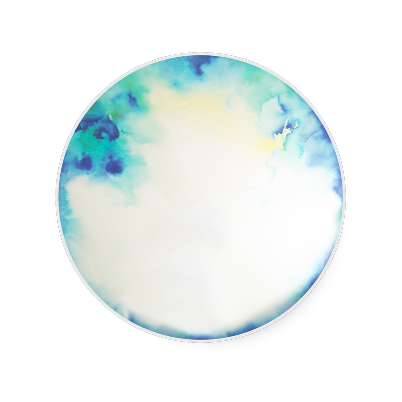 Miroir FRANCIS Extra Large Blanc & vert