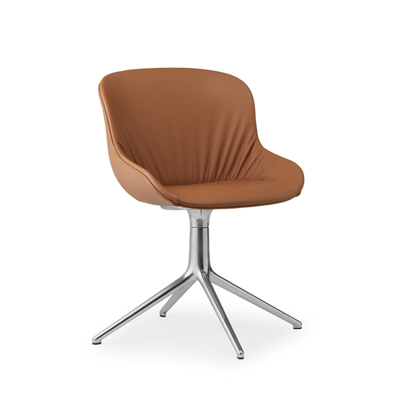 Chaise HYG COMFORT pivotant cuir Brandy 41574 Normann Copenhagen