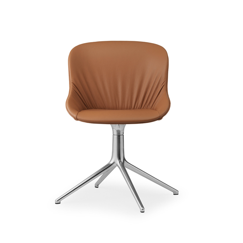 Chaise HYG COMFORT pivotant cuir Brandy 41574 Normann Copenhagen