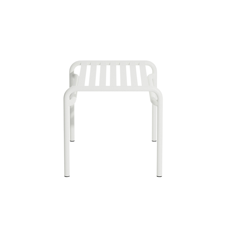 Tabouret extérieur WEEK-END repose-pieds Blanc PETITE FRITURE