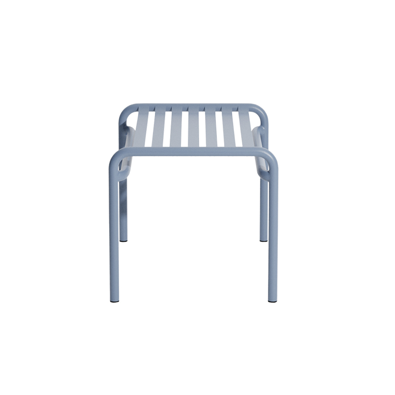 Tabouret extérieur WEEK-END repose-pieds Bleu pigeon PETITE FRITURE