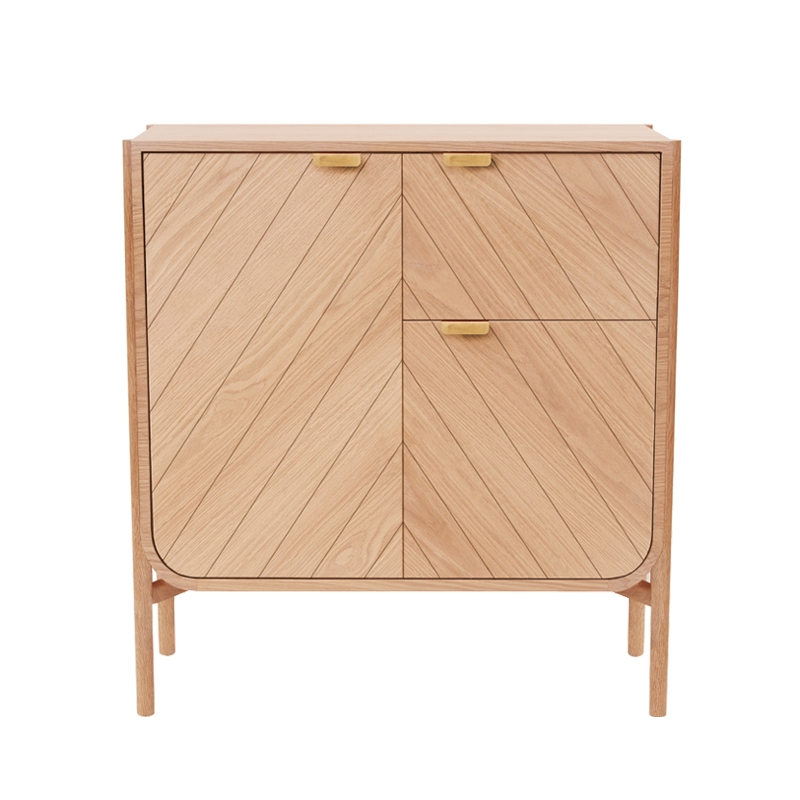 Meuble de rangement Vaisselier MARIUS Chêne HARTO