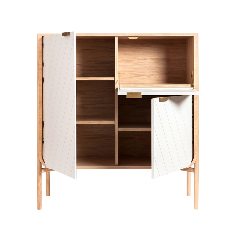 Meuble de rangement Vaisselier MARIUS Chêne HARTO