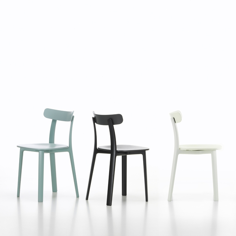 Chaise ALL PLASTIC CHAIR APC Blanc VITRA
