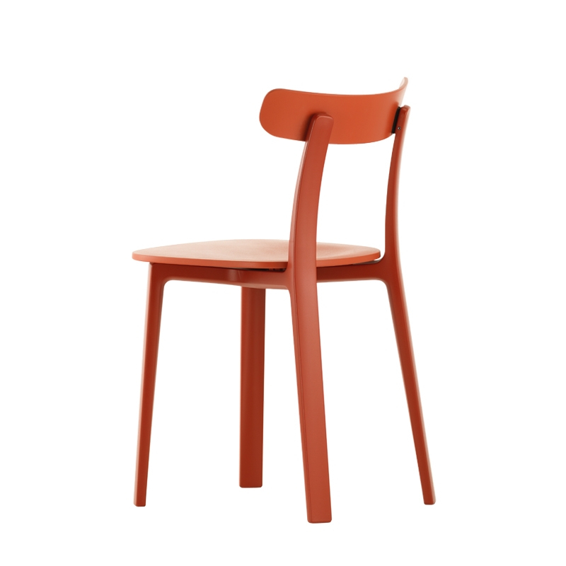 Chaise ALL PLASTIC CHAIR APC Brique VITRA