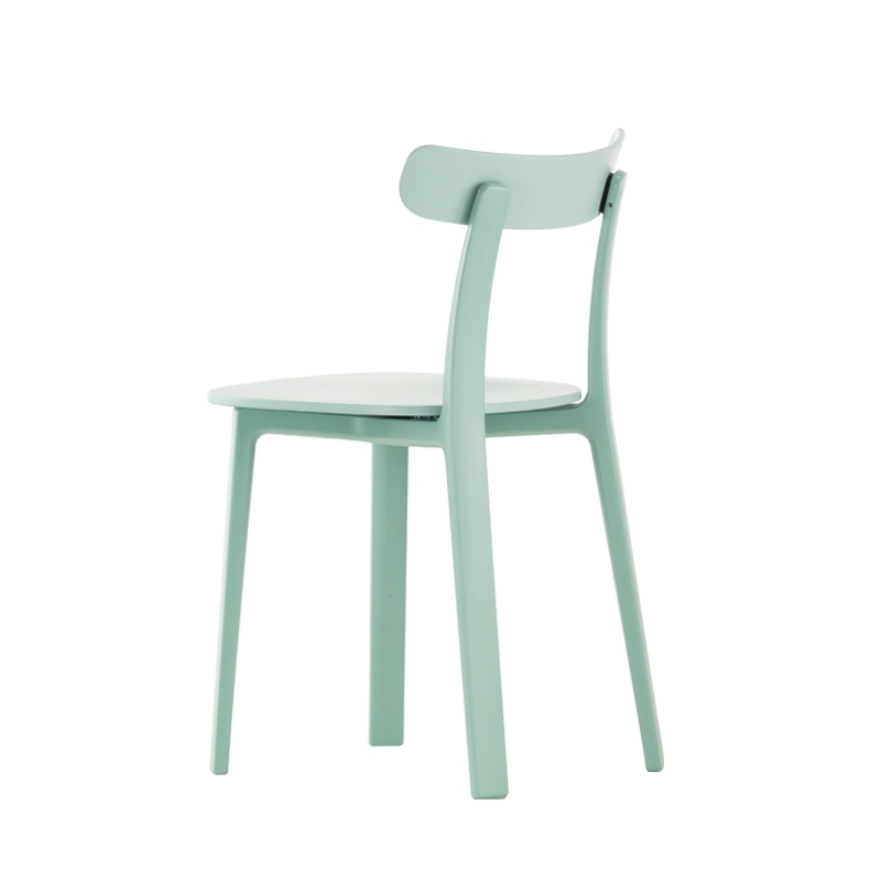 Chaise ALL PLASTIC CHAIR APC Gris bleuté VITRA