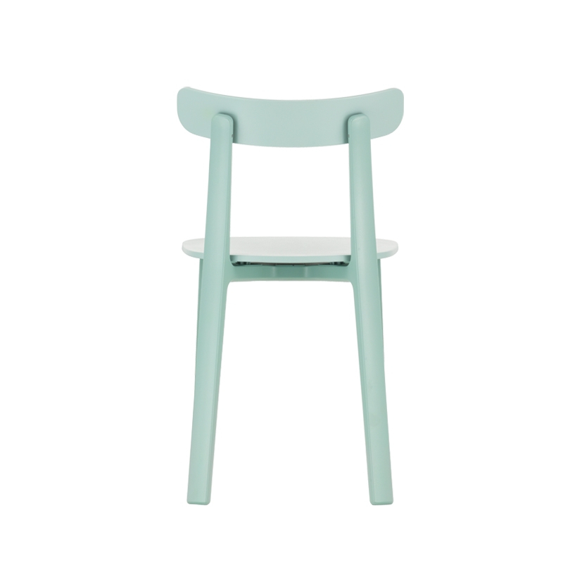 Chaise ALL PLASTIC CHAIR APC Gris bleuté VITRA