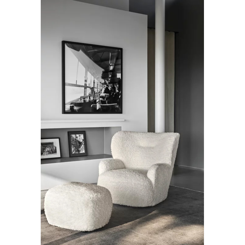 Fauteuil LOLL 09 G pivotant Bear Polar GERVASONI