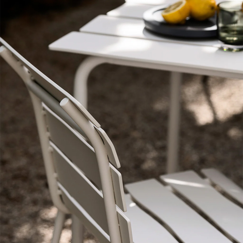 Chaise extérieur Chaise ALIGNED Blanc VALERIE OBJECTS