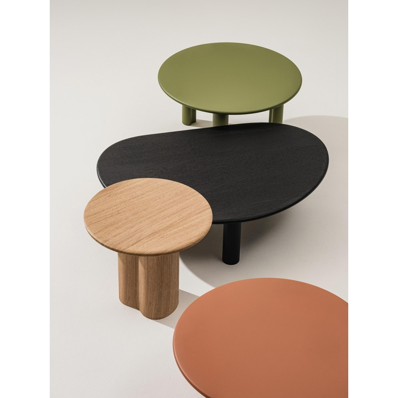 Table basse GHIA Ø 70 3 pieds Vert ARPER