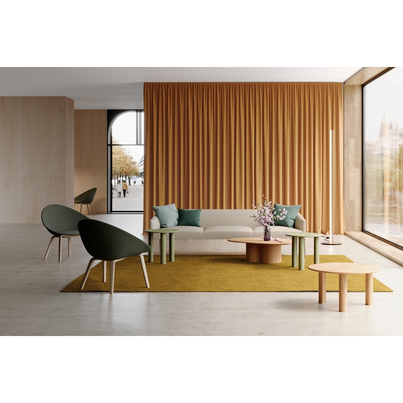 Table basse GHIA L 105 pied central Chêne ARPER