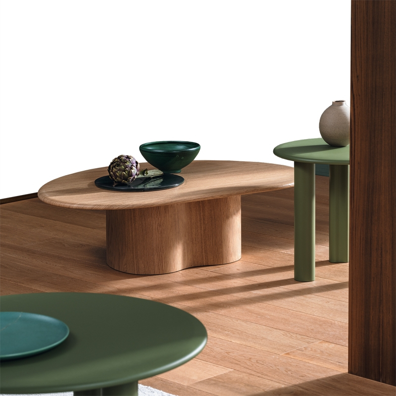 Table basse GHIA L 105 pied central Chêne ARPER