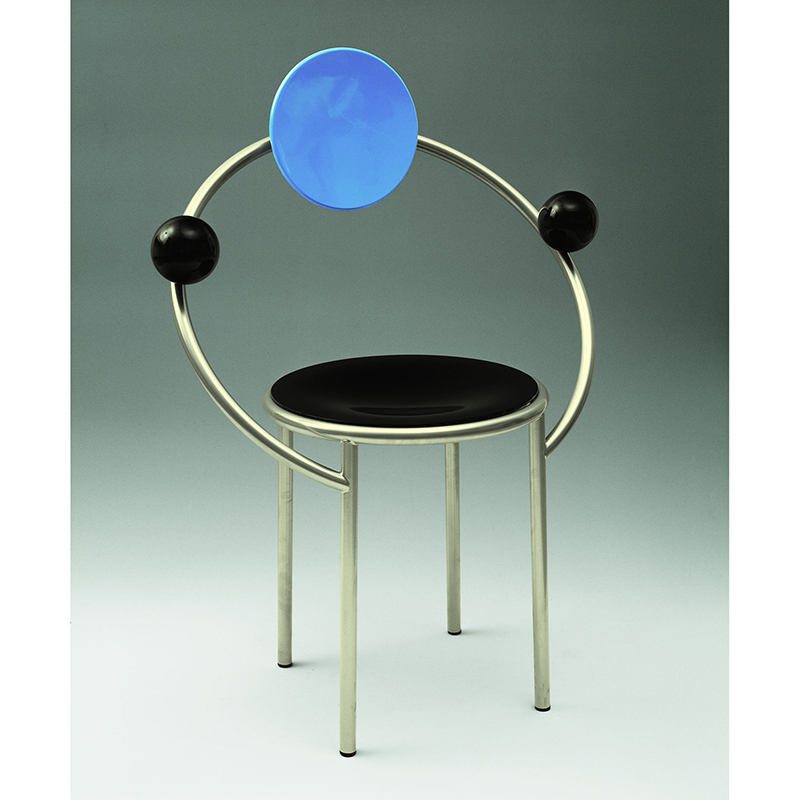 Chaise FIRST Bleu et noir  MEMPHIS MILANO