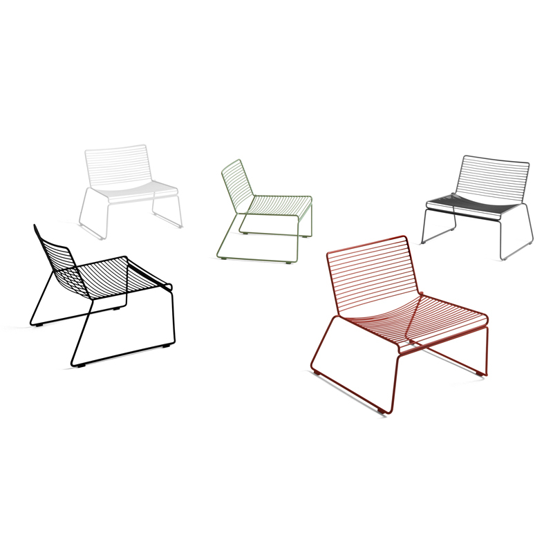 Fauteuil HEE LOUNGE Rouille HAY