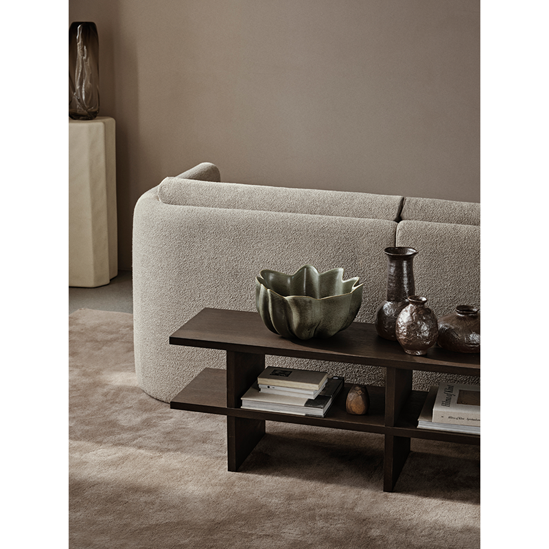 Banc KONA Chêne teinte foncée FERM LIVING